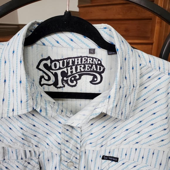 Southern Thread cotton shirt size L - Picture 4 of 4